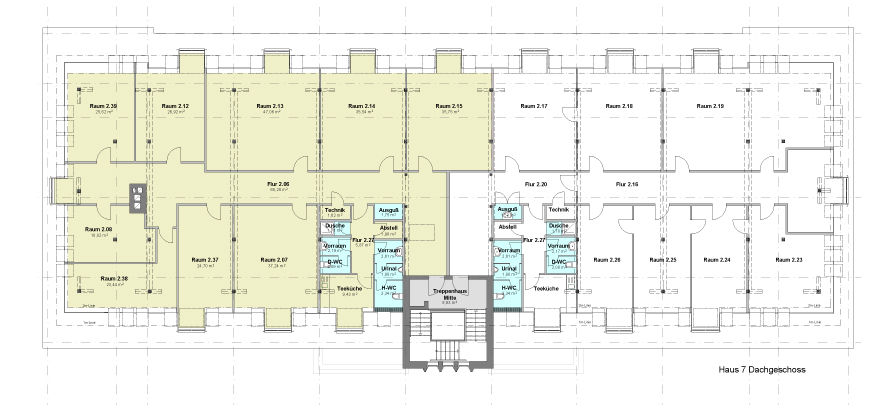 Exklusive Bürofläche mit 346 qm im Dachgeschoss „Haus der KÜNSTE“